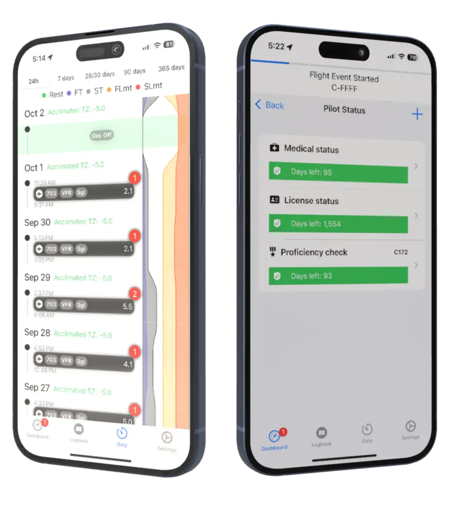 PilotDuty Pro Feature