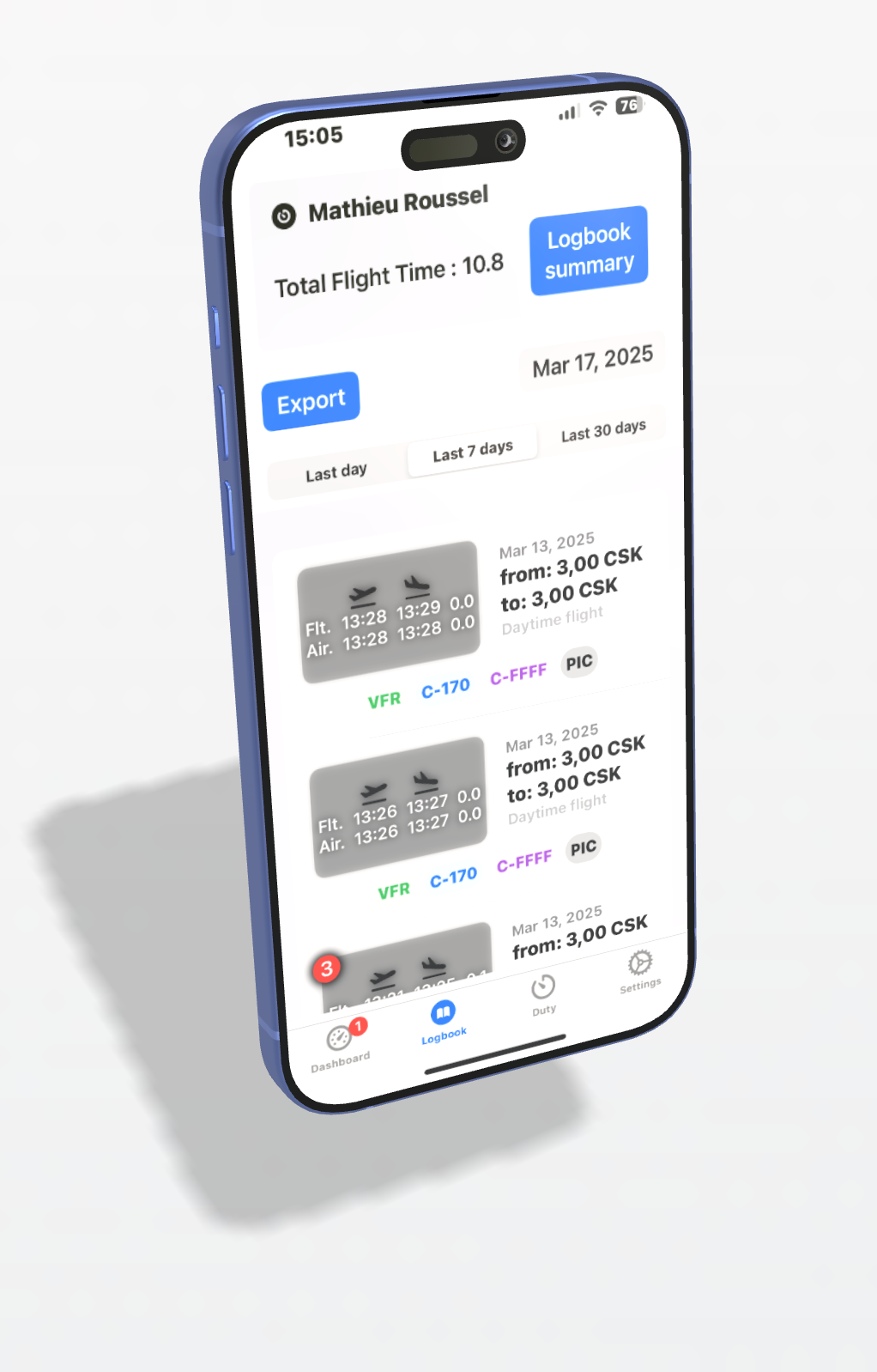 PilotDuty®: The Ultimate Digital Logbook for Pilots 2 Digital Logbook